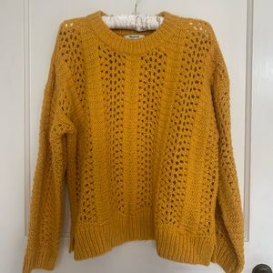 Madewell Windemere Pointelle Pullover Sweater